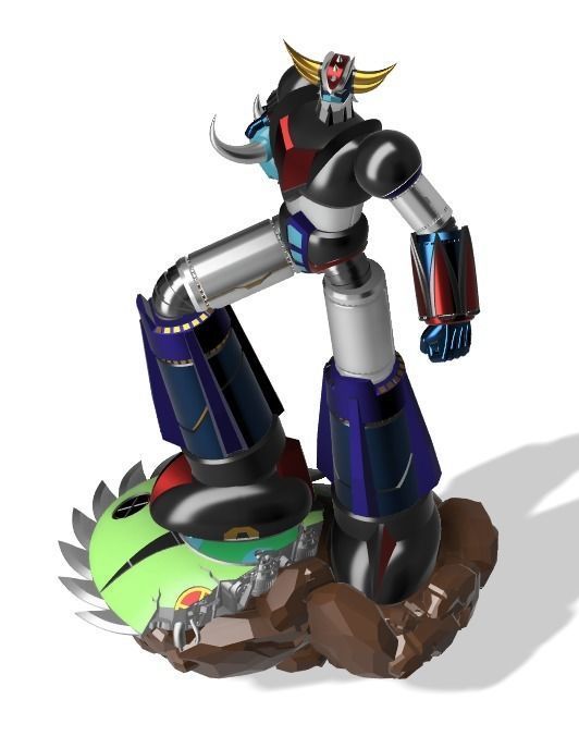 BIG SIZE 64cm grendizer goldorak goldlake statue  3d model 3D print model_3