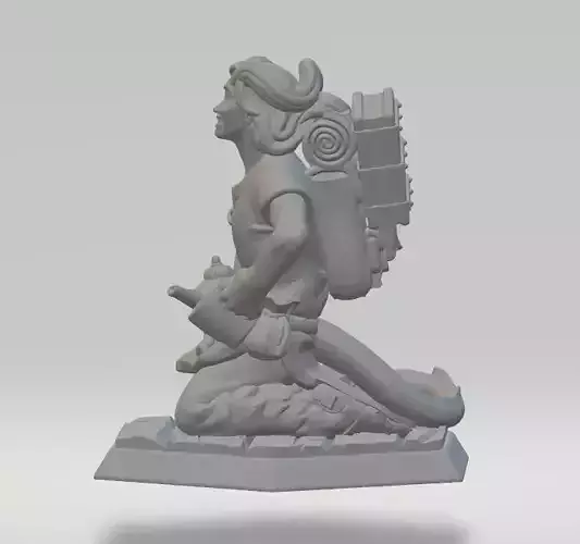 Tiefling ginie printable 3D print model