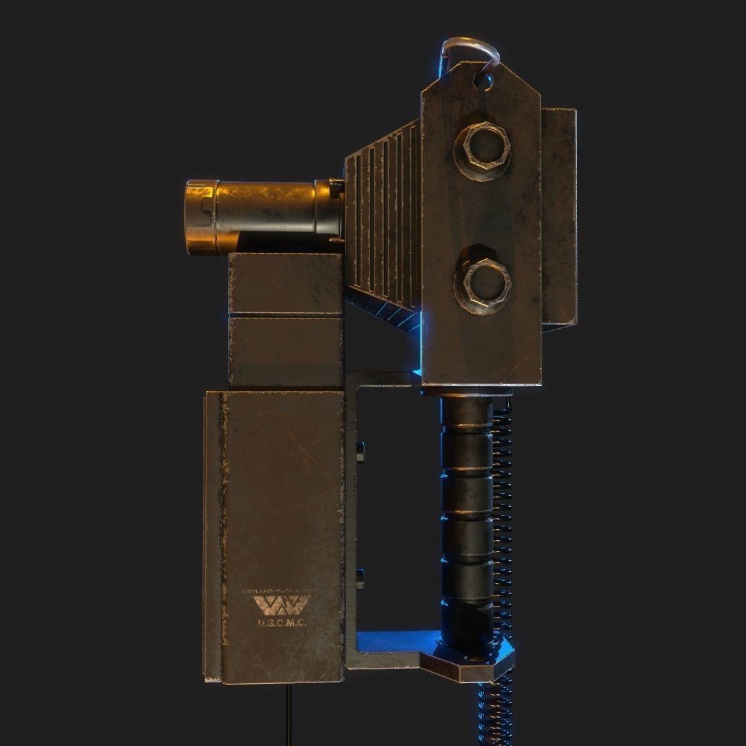 Motion Tracker Aliens 3D model_8