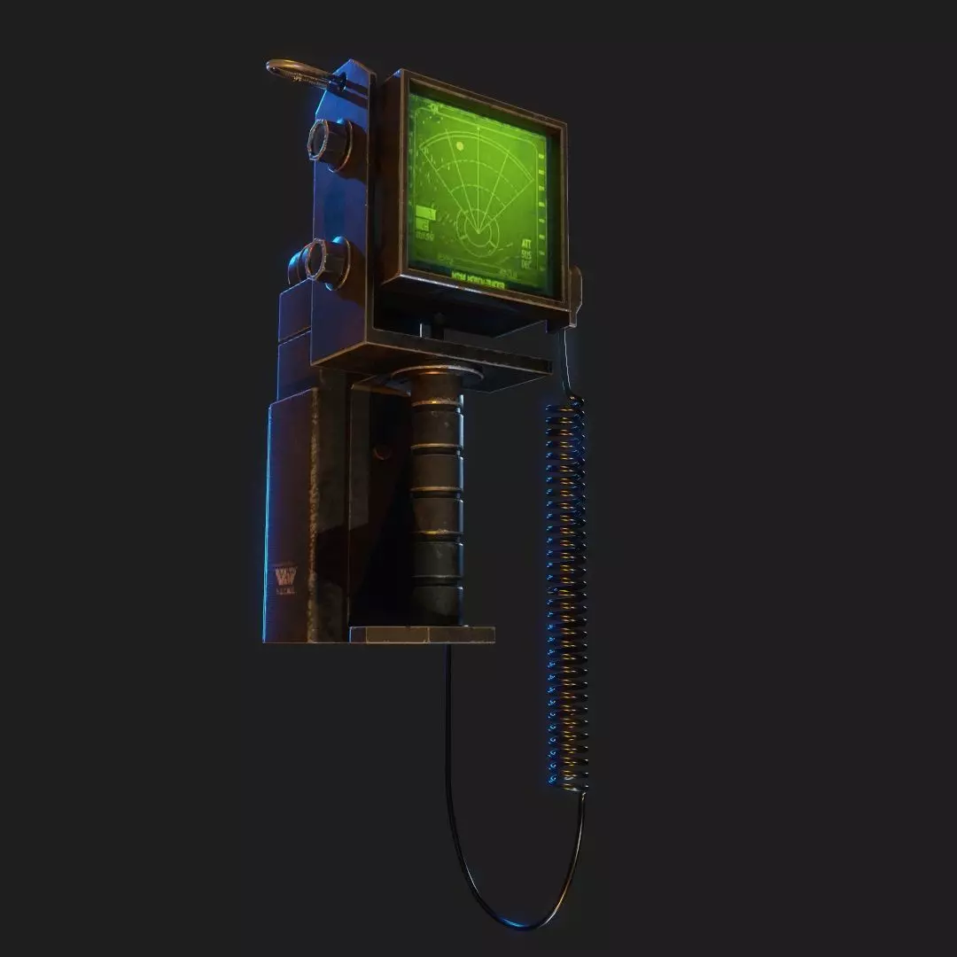 Motion Tracker Aliens 3D model_0