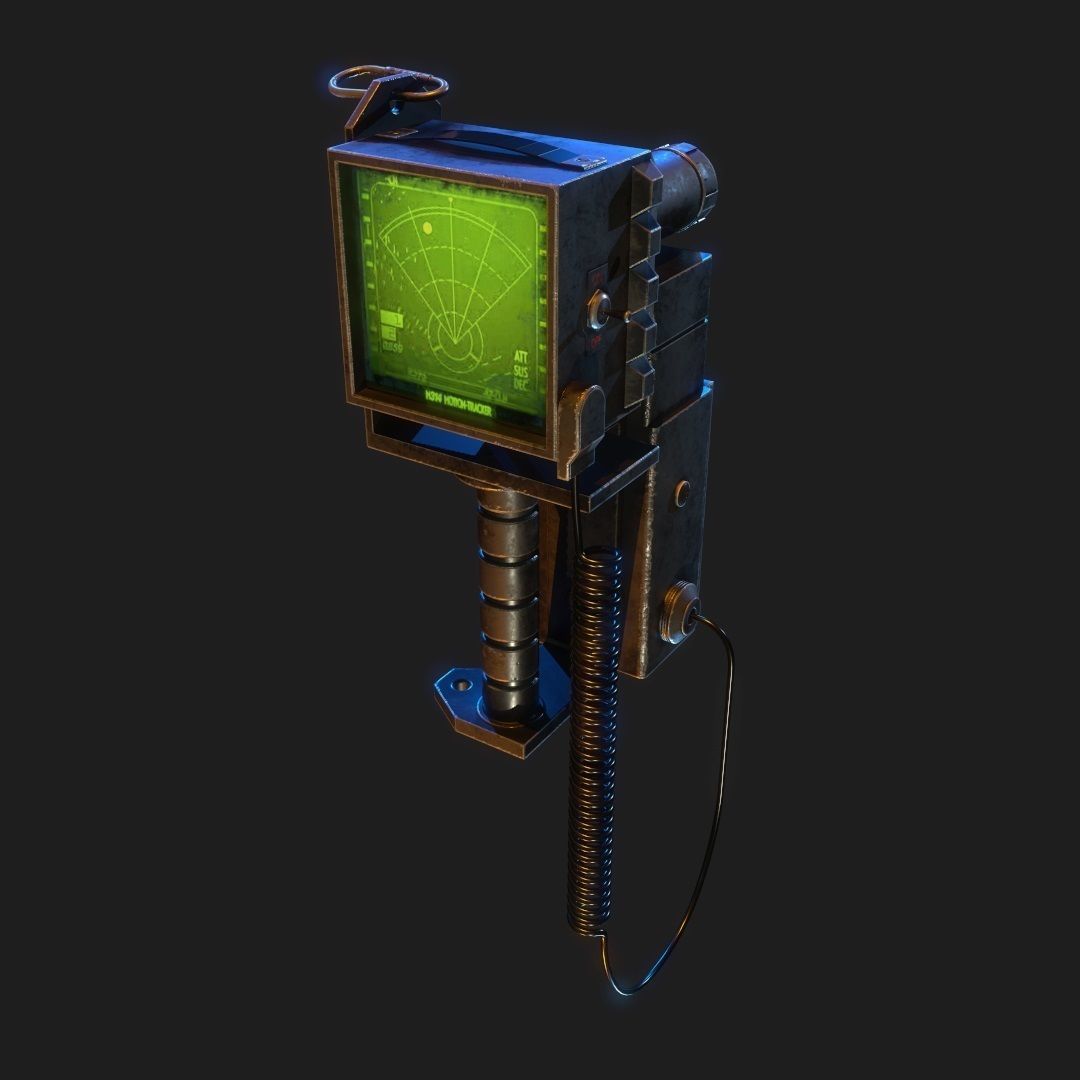 Motion Tracker Aliens 3D model_1