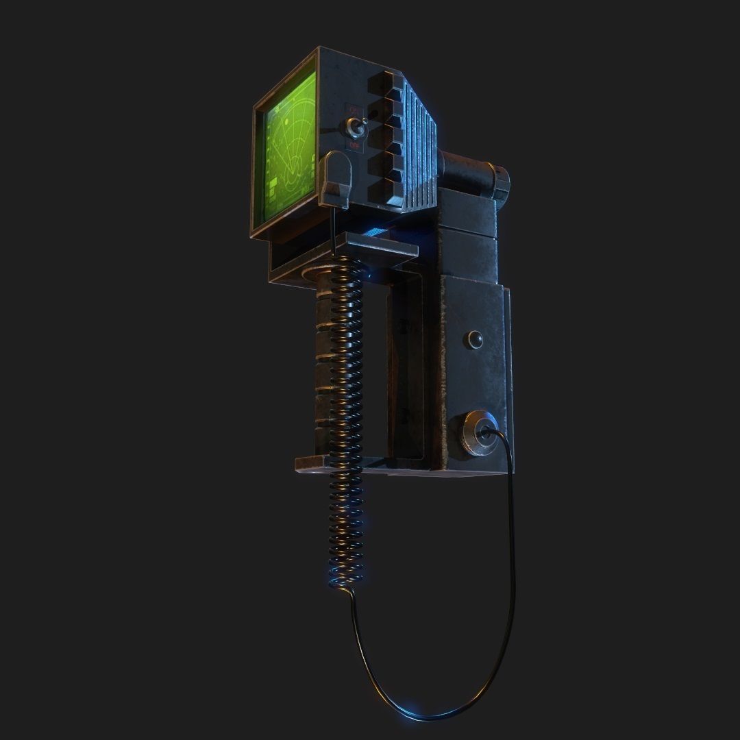 Motion Tracker Aliens 3D model_2