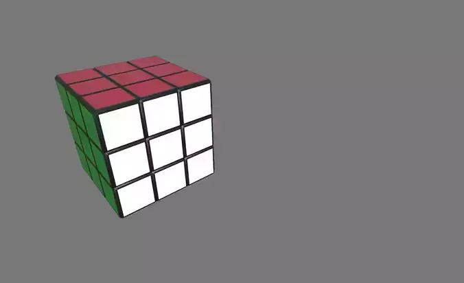PBR Textured Rubic Cube 3D Model PBR Textured Toy