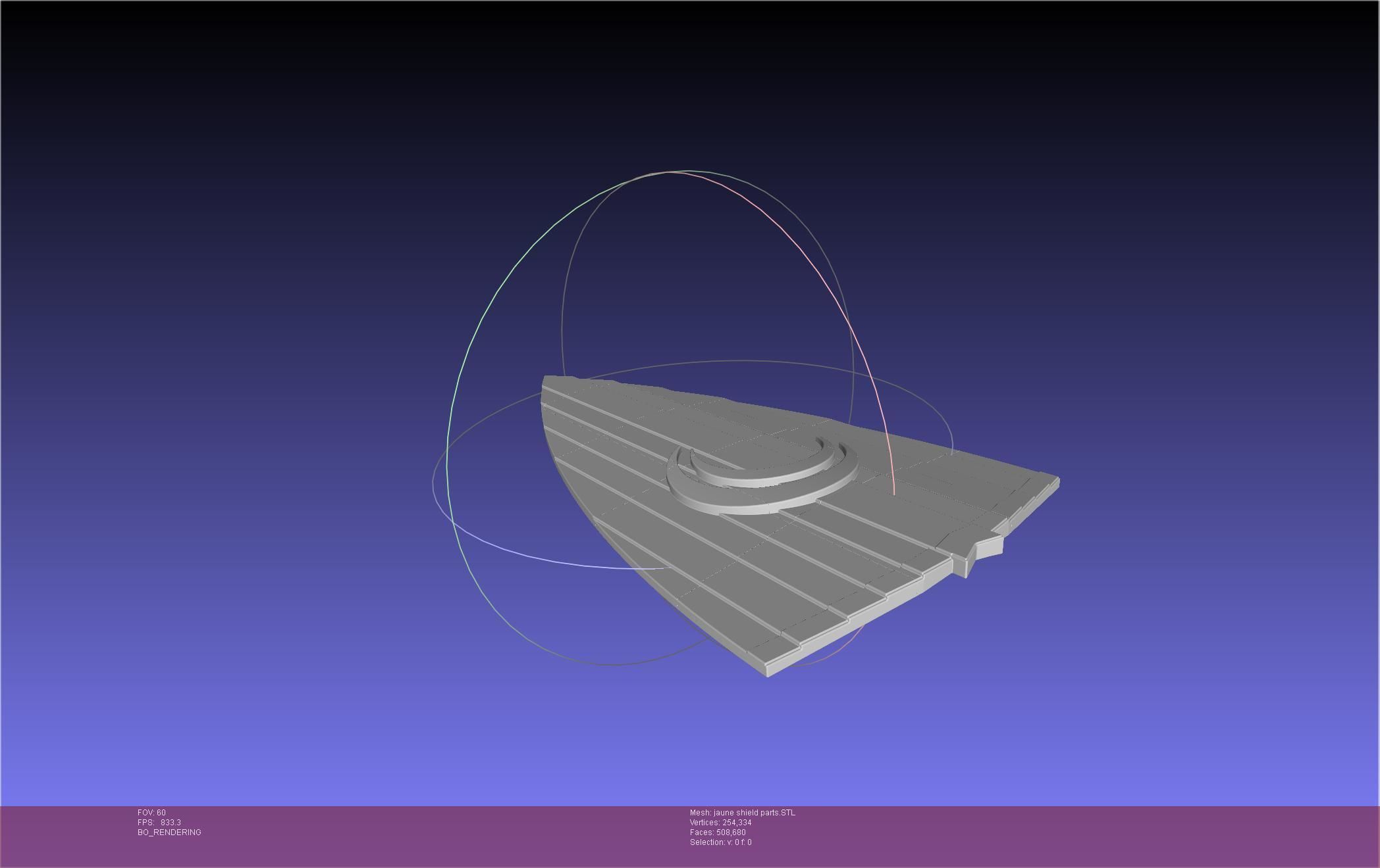 RWBY Jaune Arc Shield Printable Assembly 3D print model_7