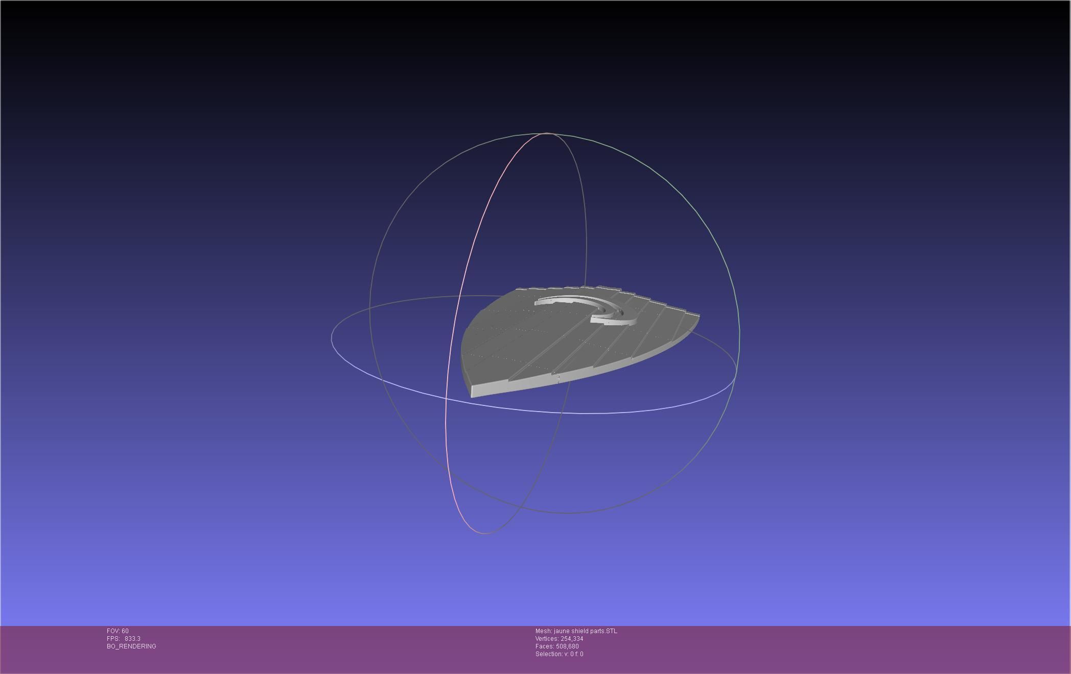 RWBY Jaune Arc Shield Printable Assembly 3D print model_4