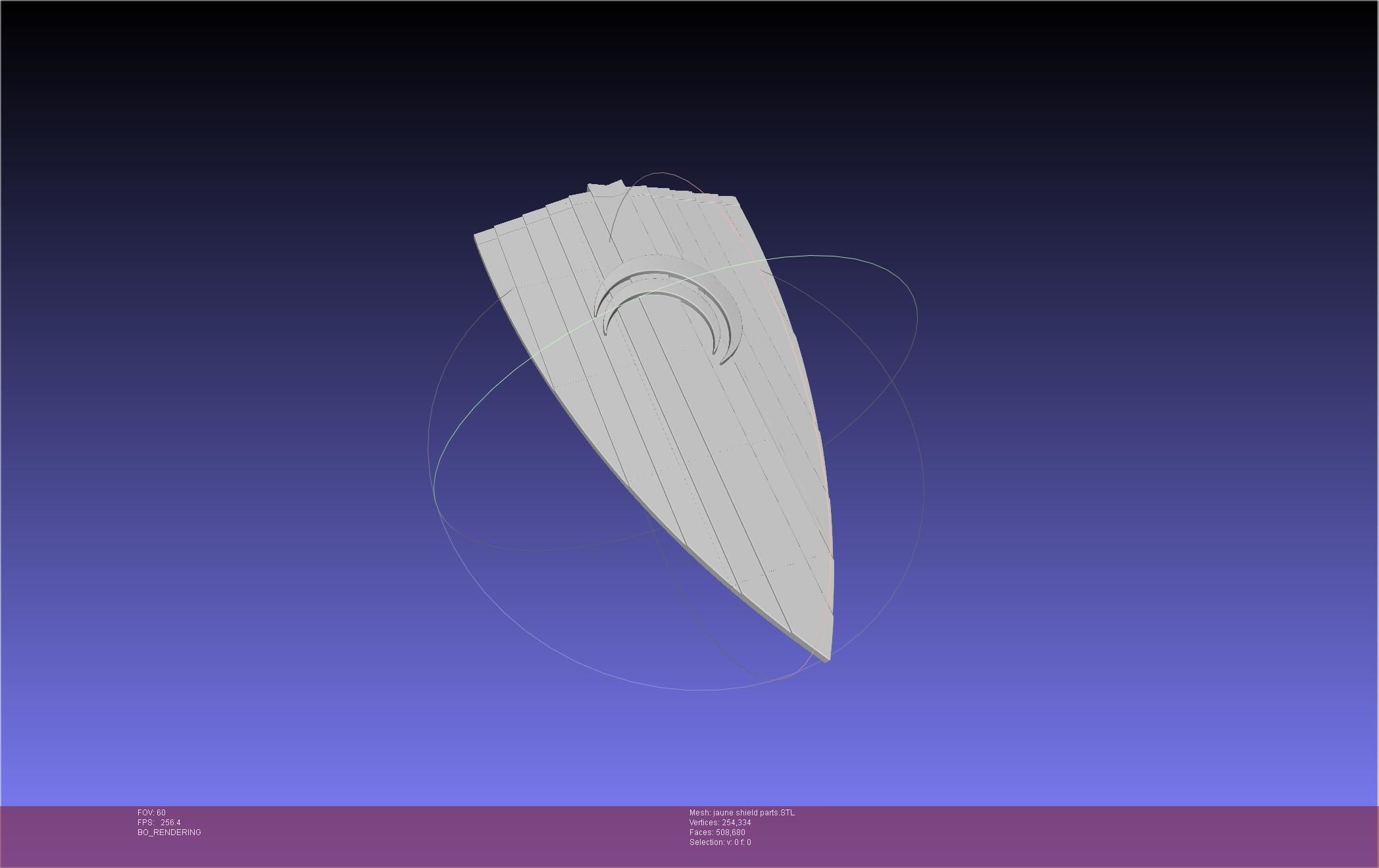 RWBY Jaune Arc Shield Printable Assembly 3D print model_2