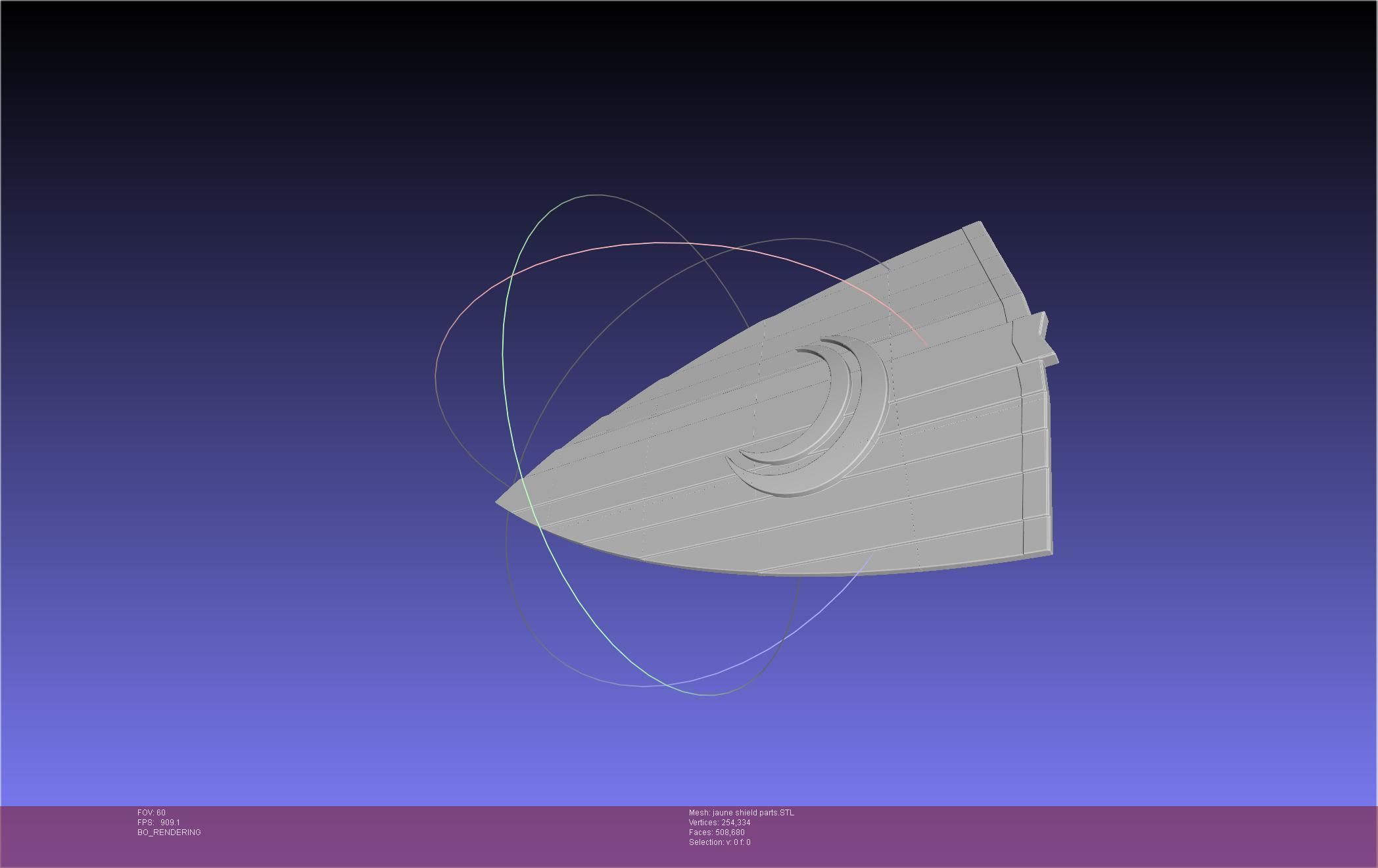 RWBY Jaune Arc Shield Printable Assembly 3D print model_12