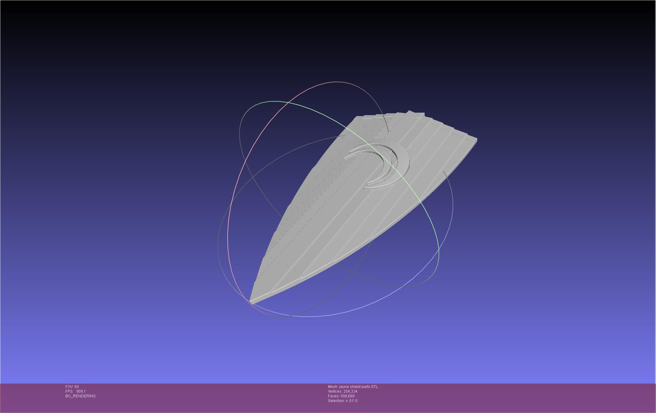 RWBY Jaune Arc Shield Printable Assembly 3D print model_11