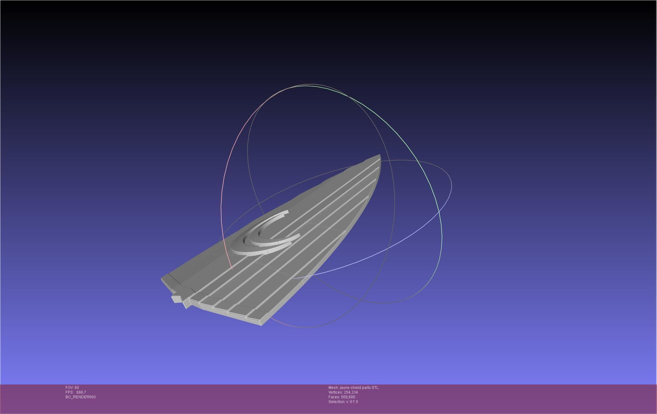 RWBY Jaune Arc Shield Printable Assembly 3D print model_8