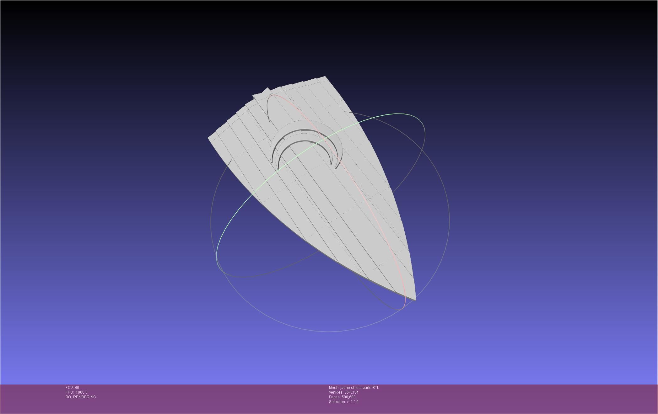 RWBY Jaune Arc Shield Printable Assembly 3D print model_9