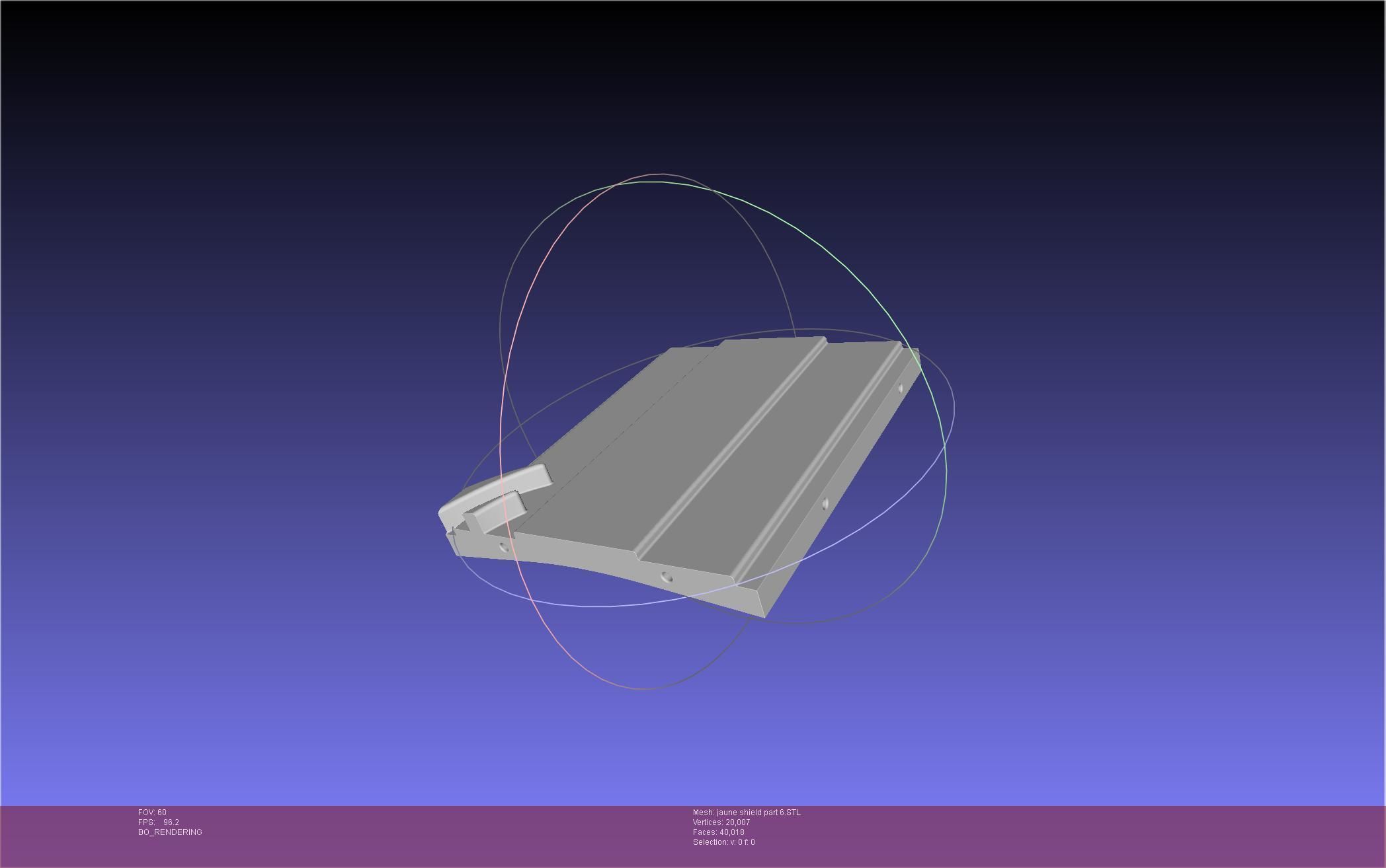 RWBY Jaune Arc Shield Printable Assembly 3D print model_133