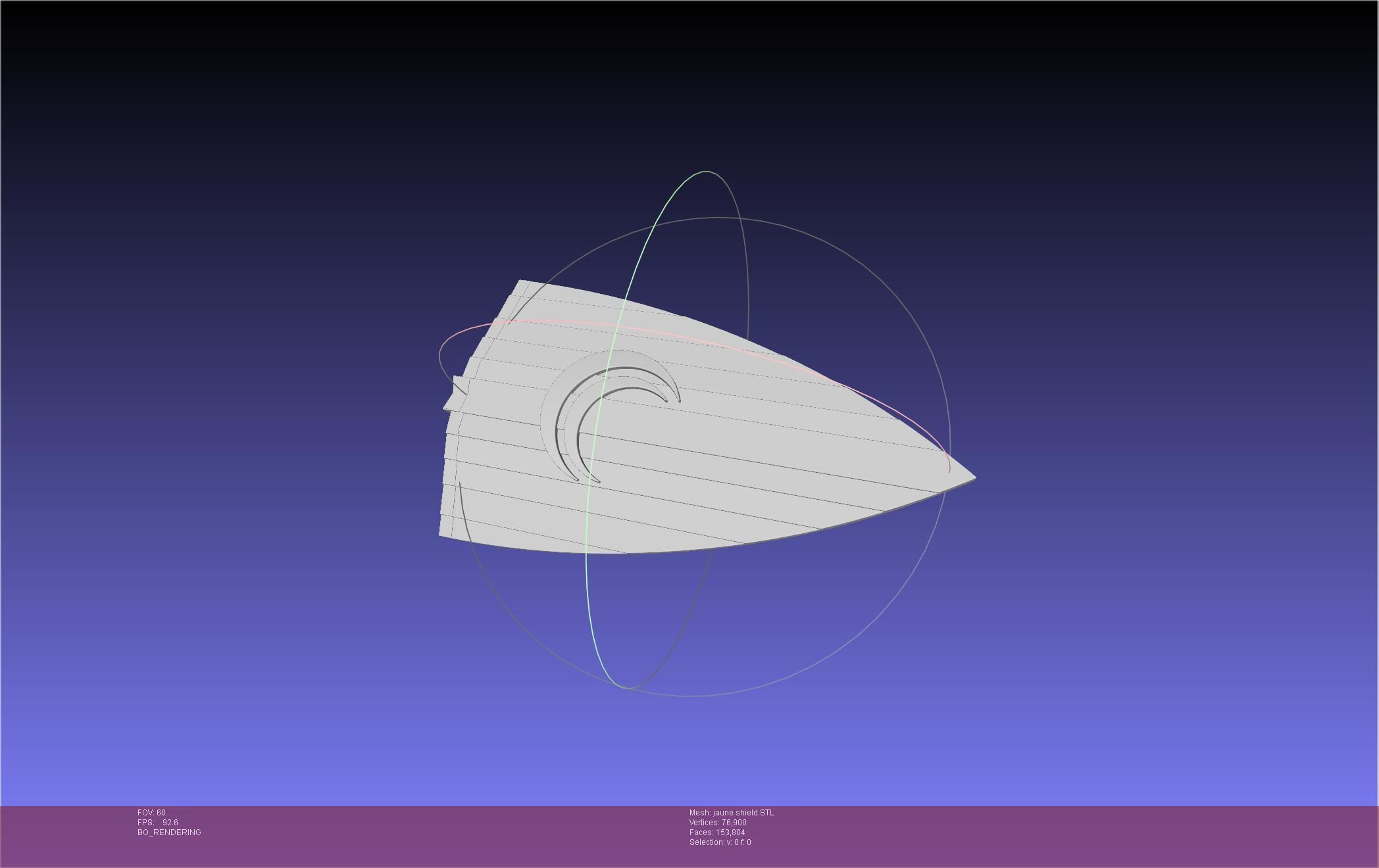 RWBY Jaune Arc Shield Printable Assembly 3D print model_62