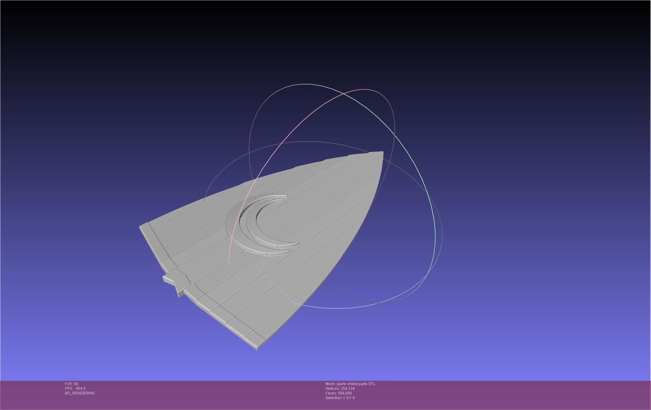 RWBY Jaune Arc Shield Printable Assembly 3D print model_26