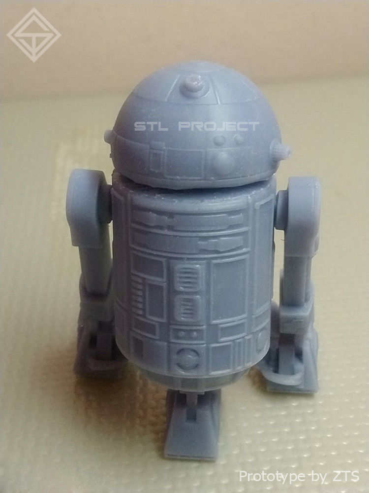 Protocol droid and Astromech droid 3D print model_14