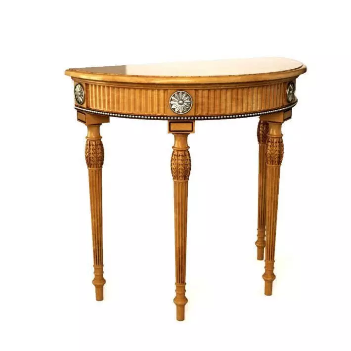 Antique Table 3D model_0