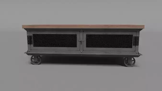 Iron Dresser On Wheels