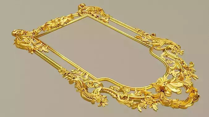 Italian classic Frame mirror 3dModel