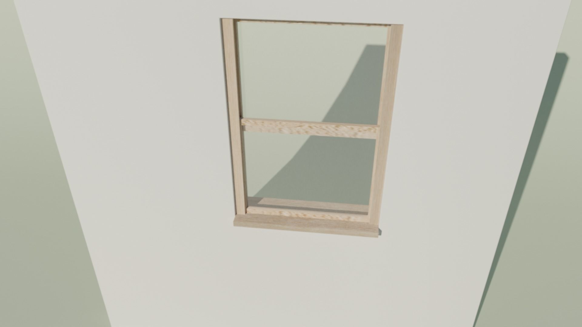 Window Low-poly 3D model_5