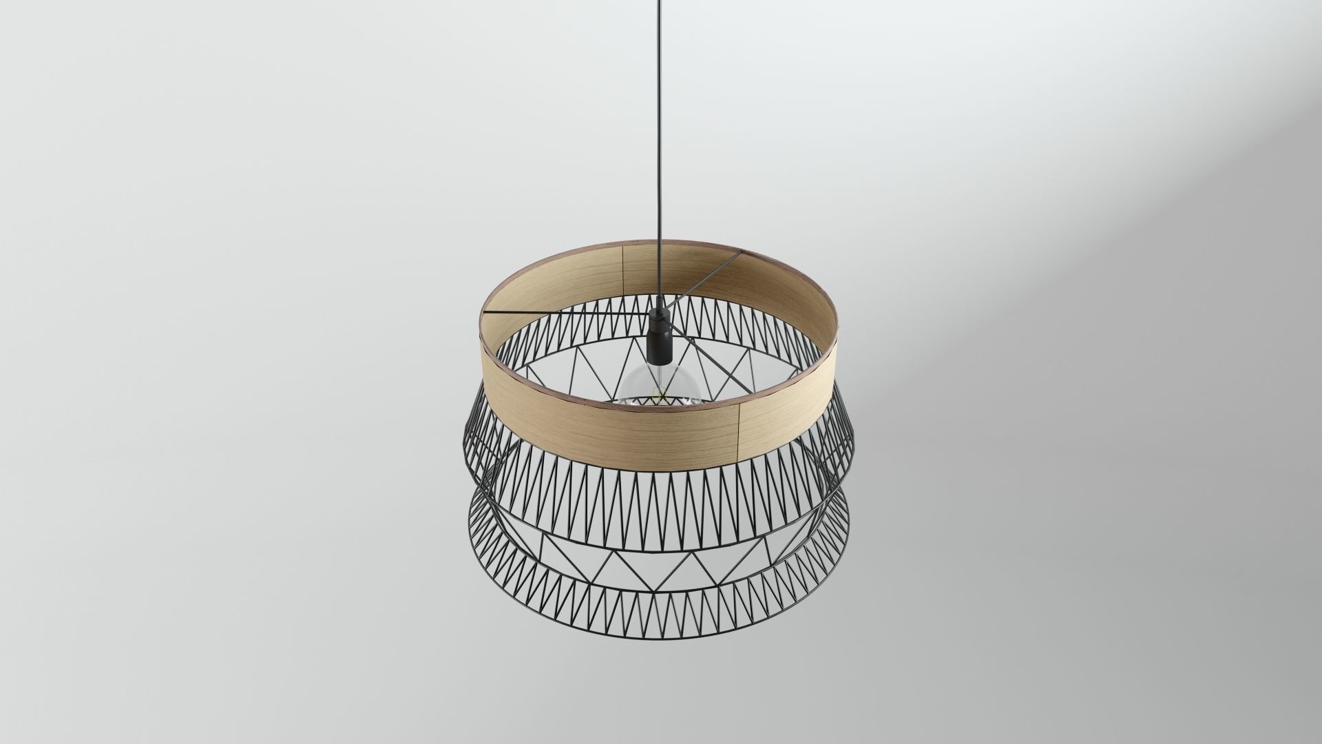 Ceiling Lamp - Industrial style 3D model_5