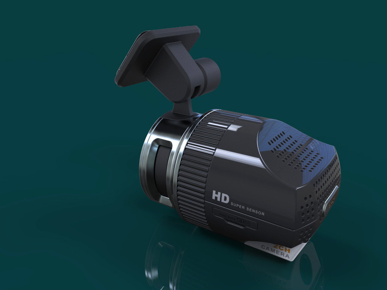 Vehicle black box design 3D modeling source 3D print model_15