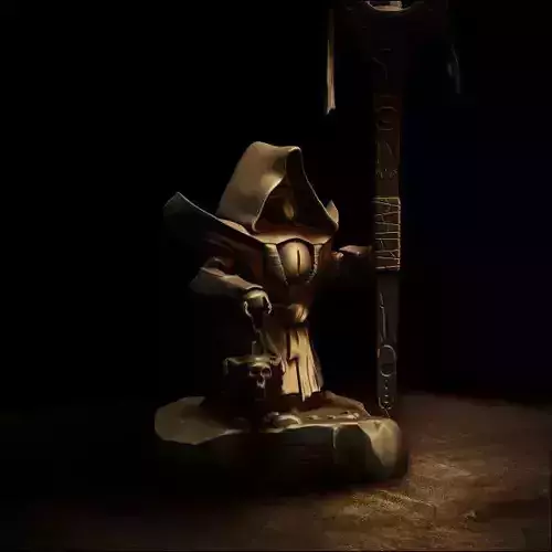 Warlock Chibi - DOTA 2 - 3D Print Collection