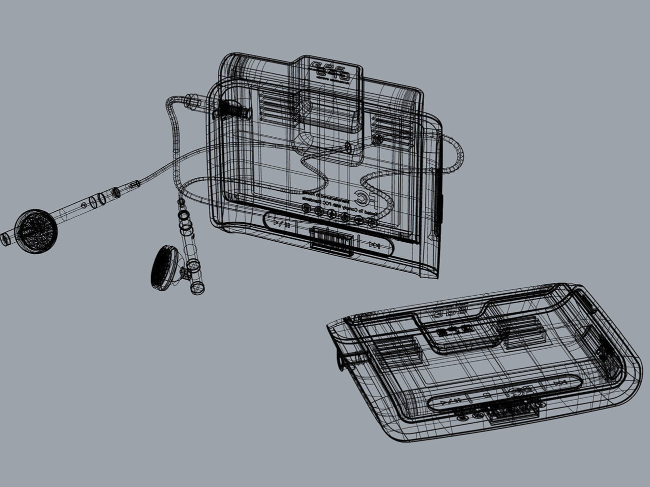 GPS built in mini media device design 3D modeling source 3D print model_9