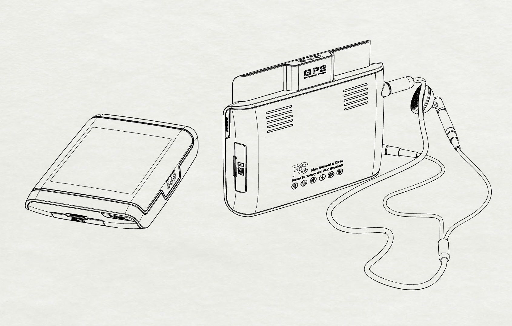 GPS built in mini media device design 3D modeling source 3D print model_16