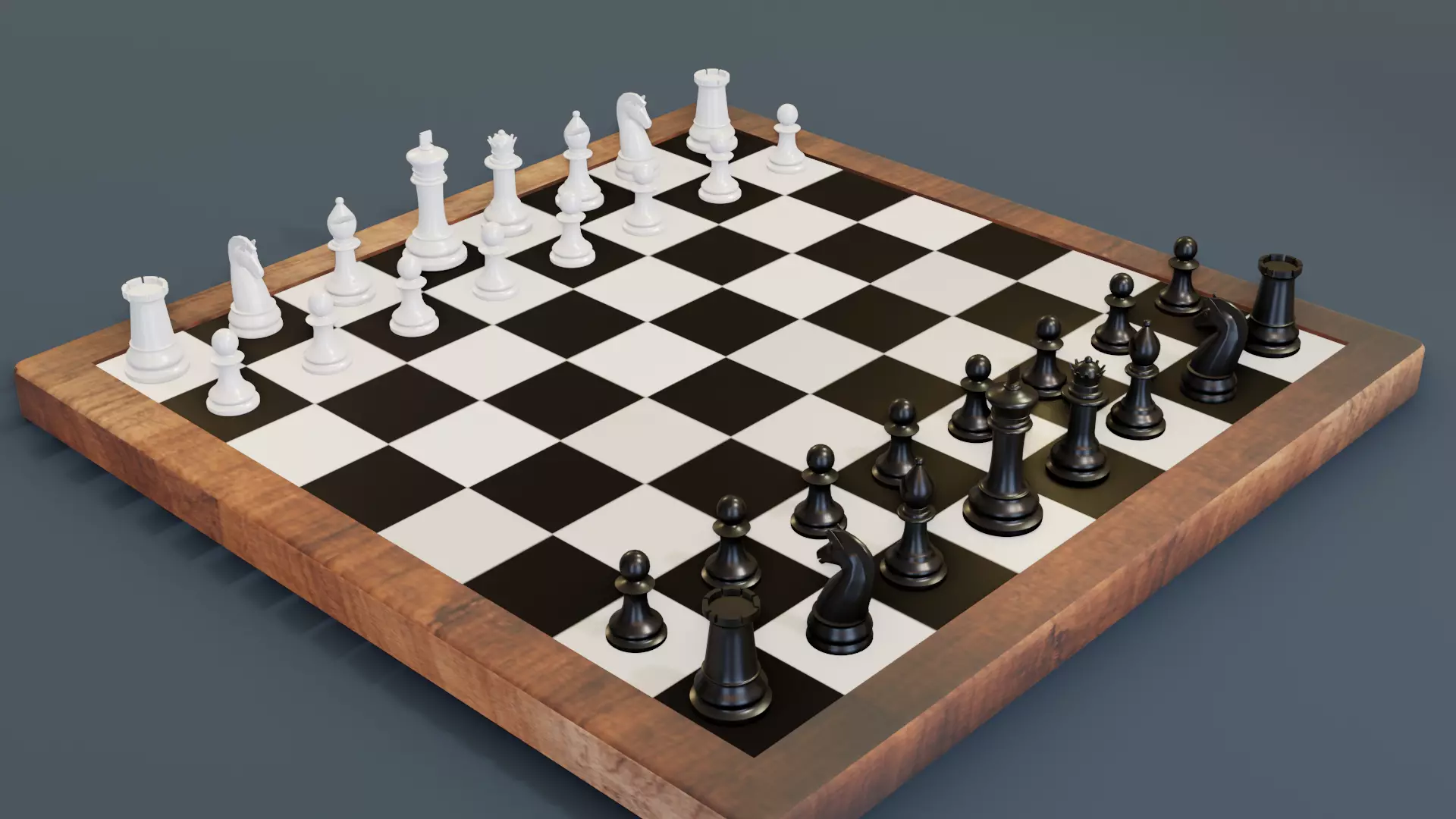 Chess- Normal Low-poly 3D model_0