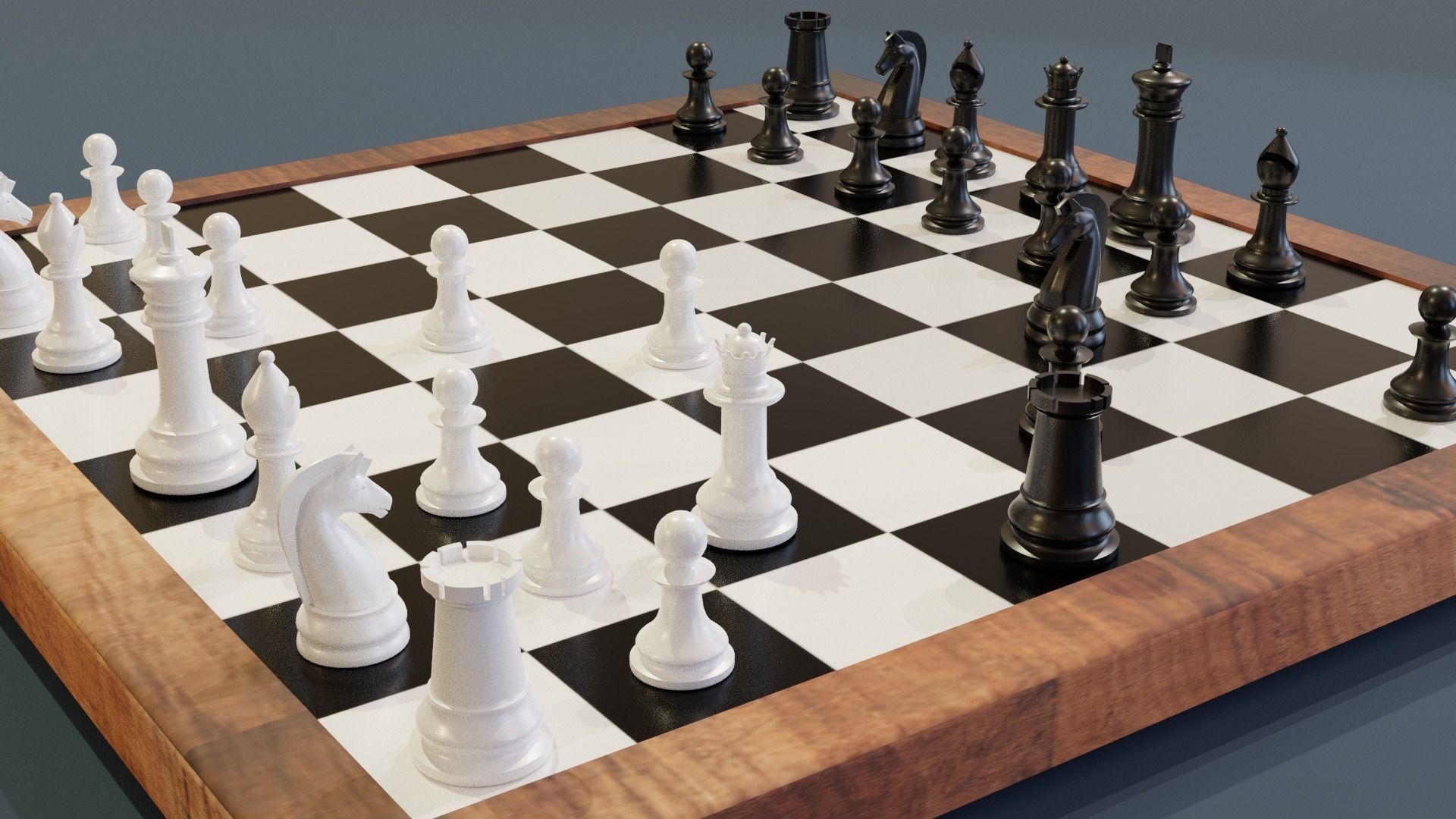 Chess- Normal Low-poly 3D model_1