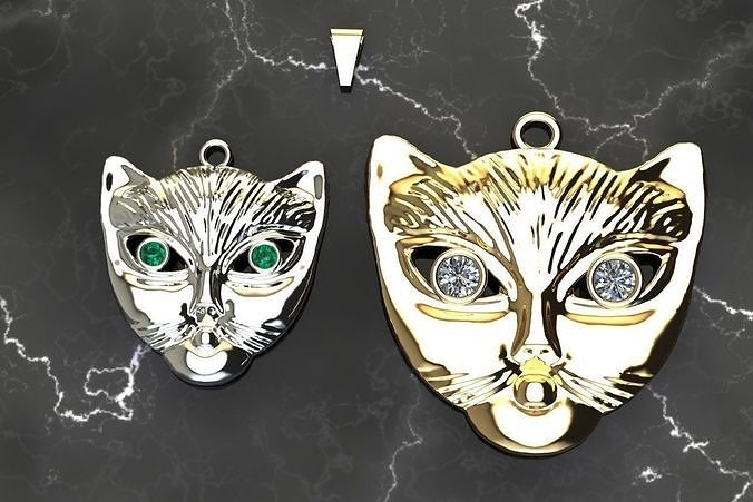 CAT Pendants 3D print model