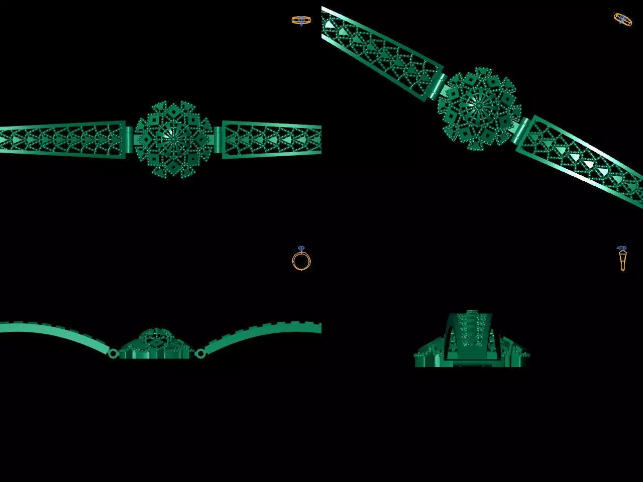 Bracelet 8 rakhi - rakhi - rakhi 3D print model_0