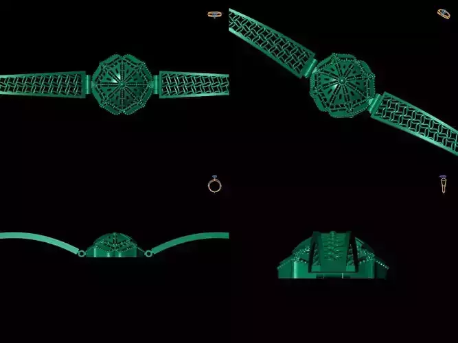 Bracelet 9 watch with different parts