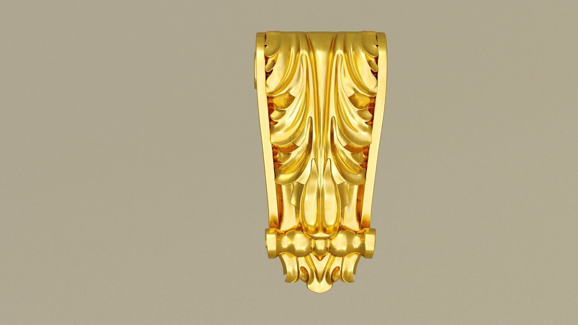 bracket interior 3d model molding Low-poly 3D model_1