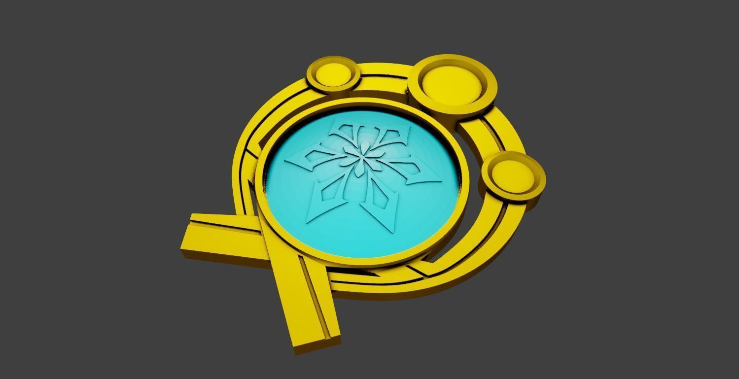 Genshin Impact Vision All elements Inazuma Variant  3D print model_5