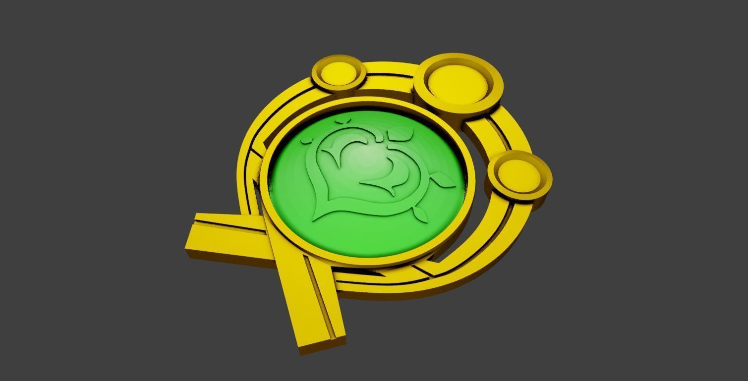 Genshin Impact Vision All elements Inazuma Variant  3D print model_6