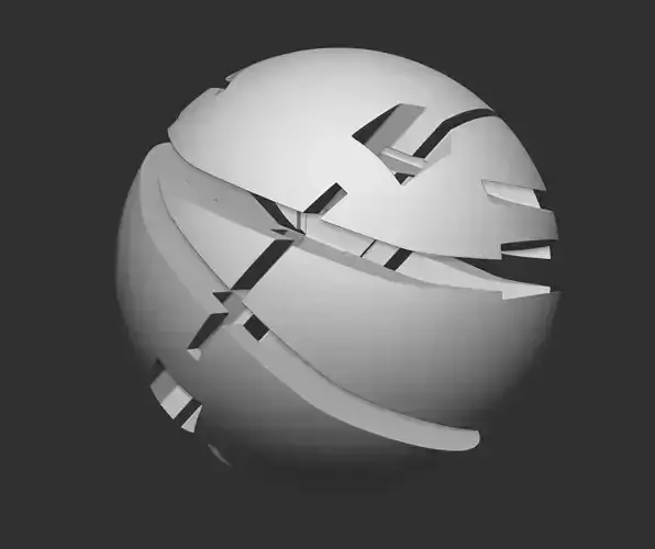 Free Scifi Ball - 3D High Poly
