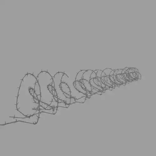Razor wire Free 3D model