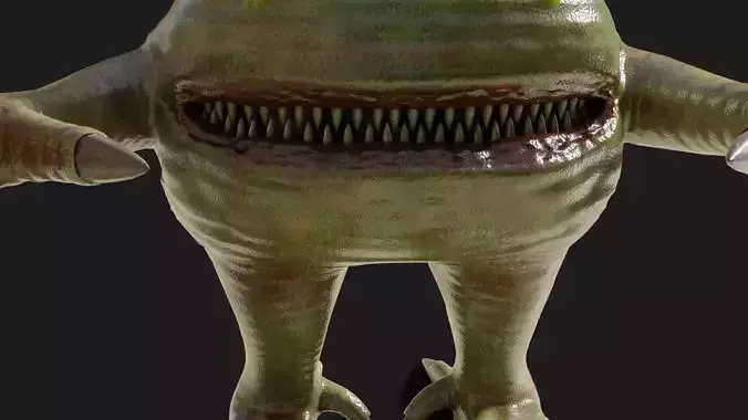 Water Monster  Free 3D model