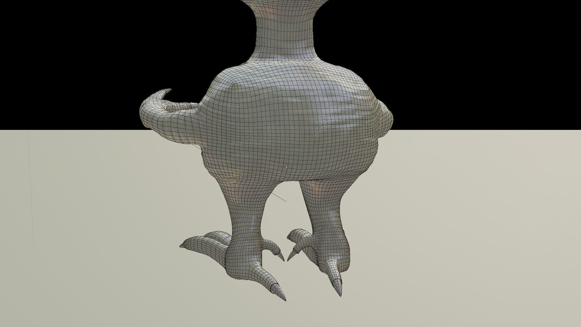 Water Monster Free 3D model_7