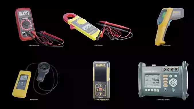 Meter Pack 3D Model Collection