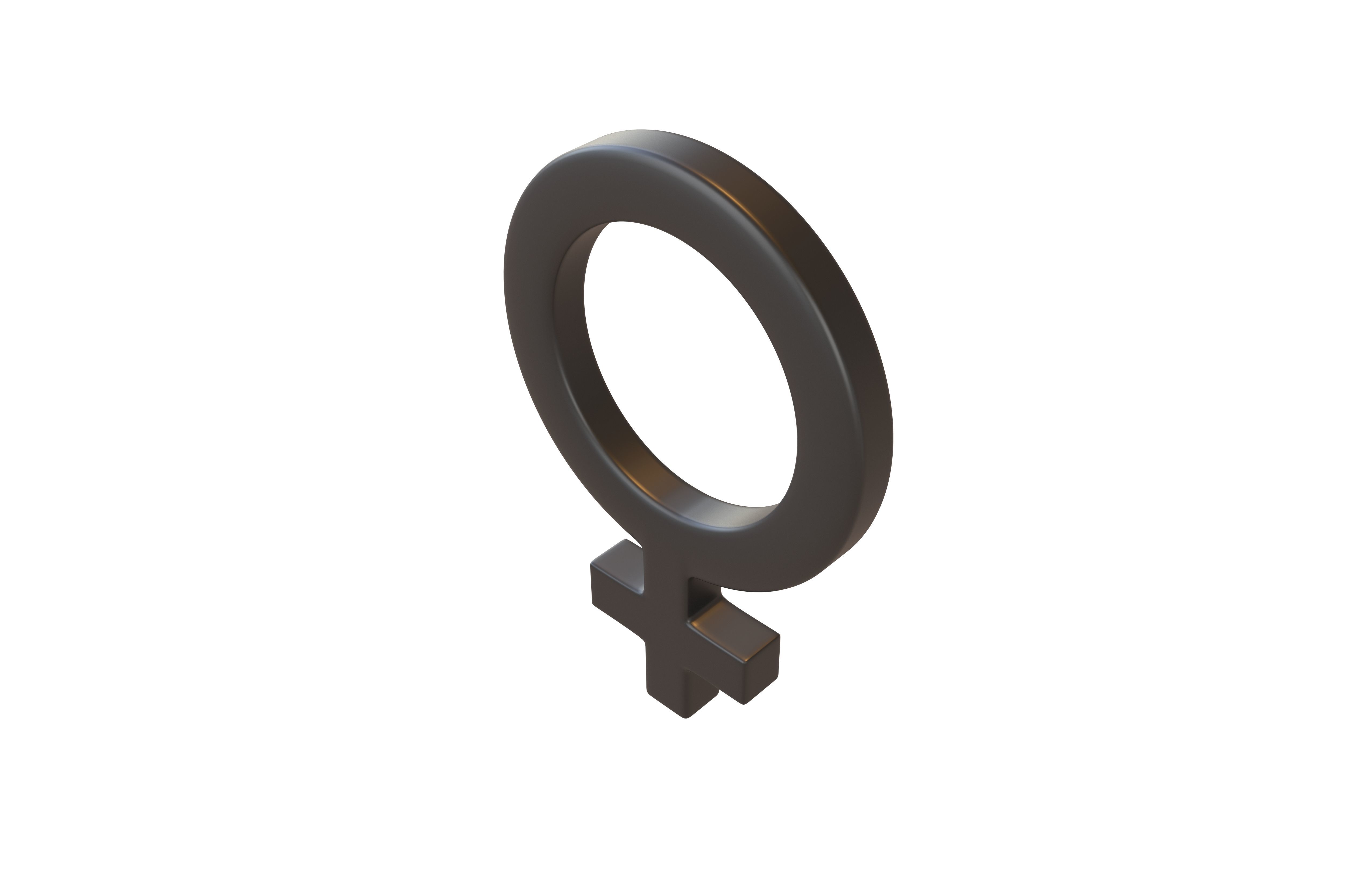 Gender Symbol v3 001 Low-poly 3D model_3