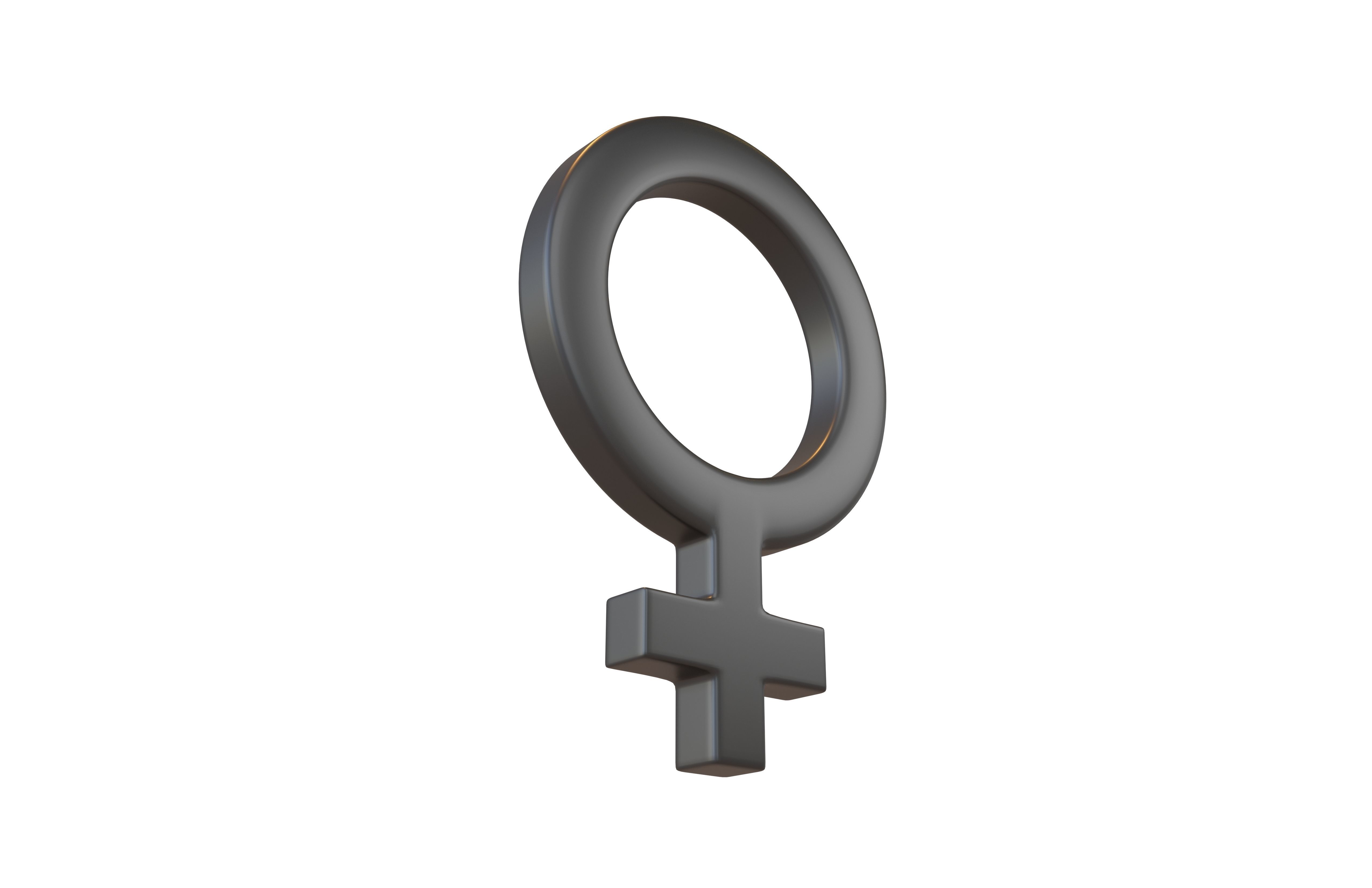 Gender Symbol v3 001 Low-poly 3D model_2