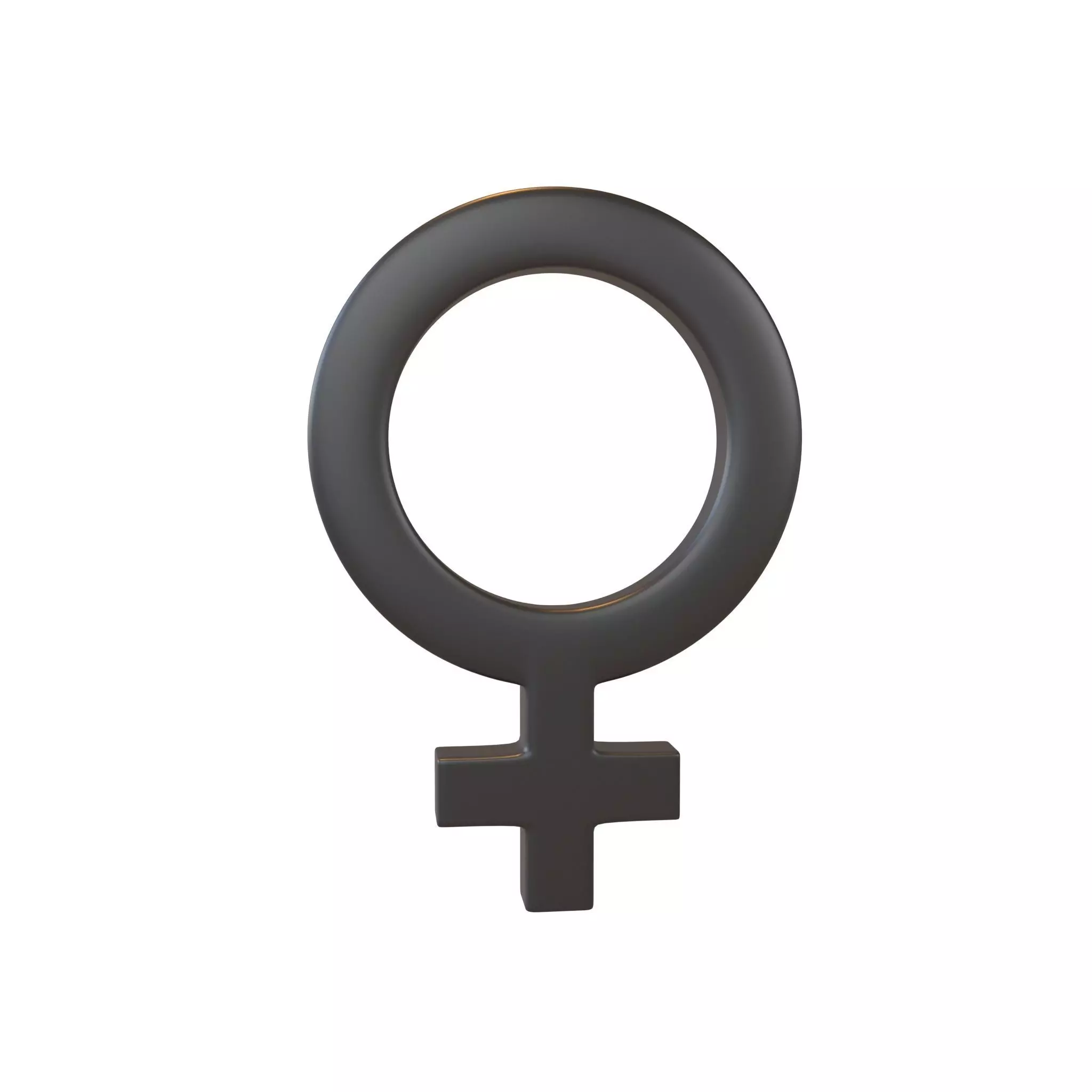Gender Symbol v3 001 Low-poly 3D model_0