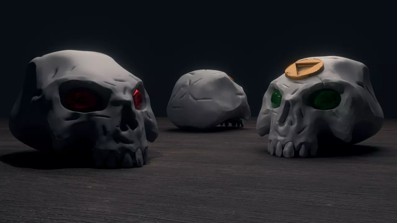 Sea Of Thieves Skull 3D model