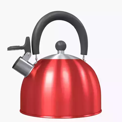Whistling Tea Red Kettle Pot