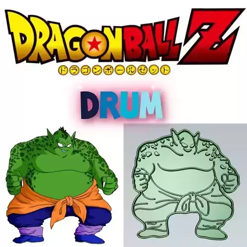 Amazing Dragon Ball Character Drum Cookie Cutter Decoration