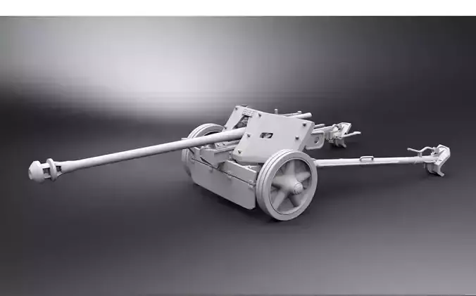Pak 40 Scale model