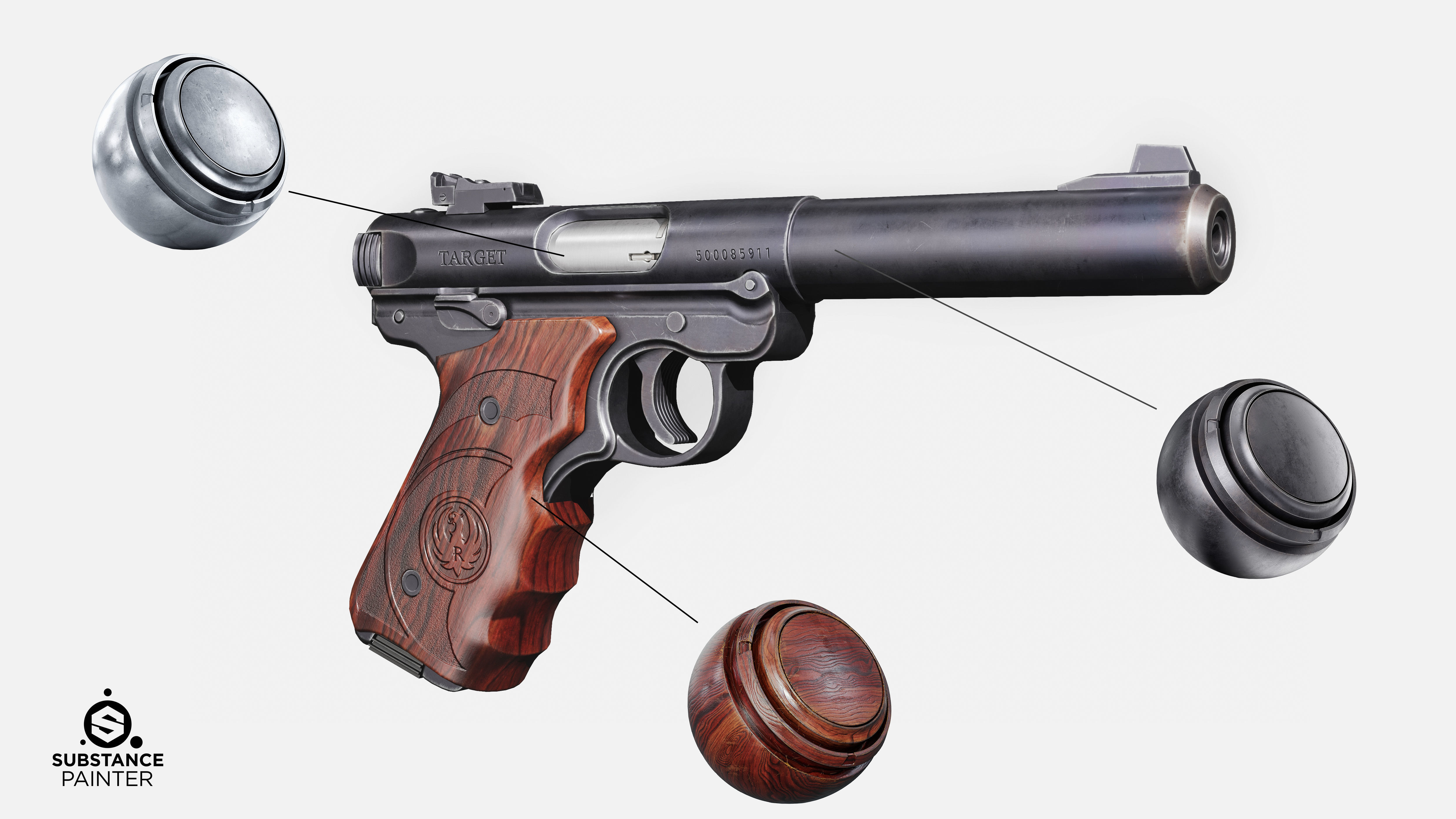 gun smart materials 3D model_2