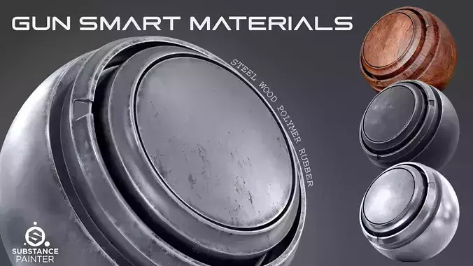 gun smart materials 3D model