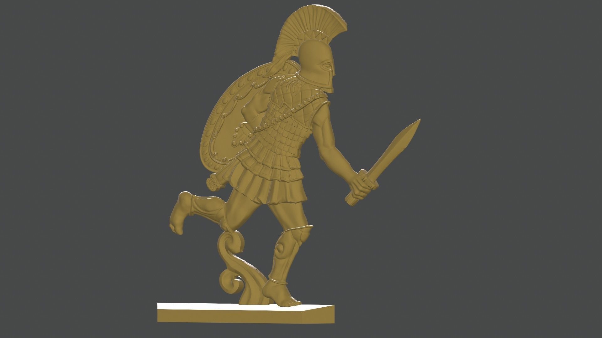 greek hoplite with sword 13 3D print model_13